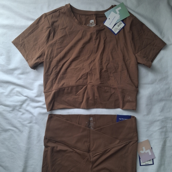 Joylab Activewear Set Brown Nwt - Picture 2 of 7